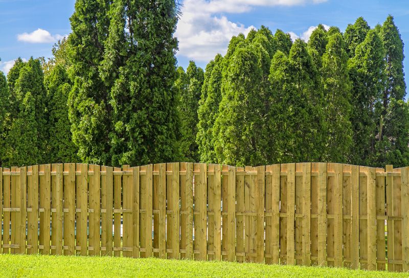 Elegant Wooden Fence