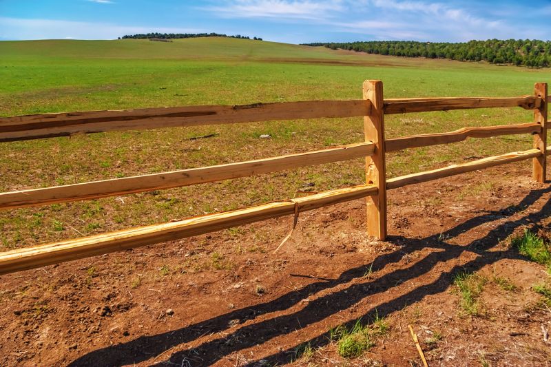 Rustic Fence Installation